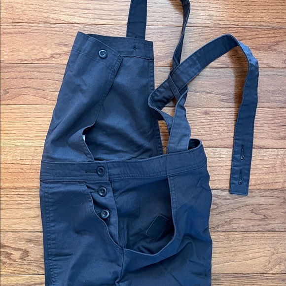 Women's Stand Up® Cropped Overalls Slate Patagonia Organic Cotton Workwear sz6 - Picture 8 of 12